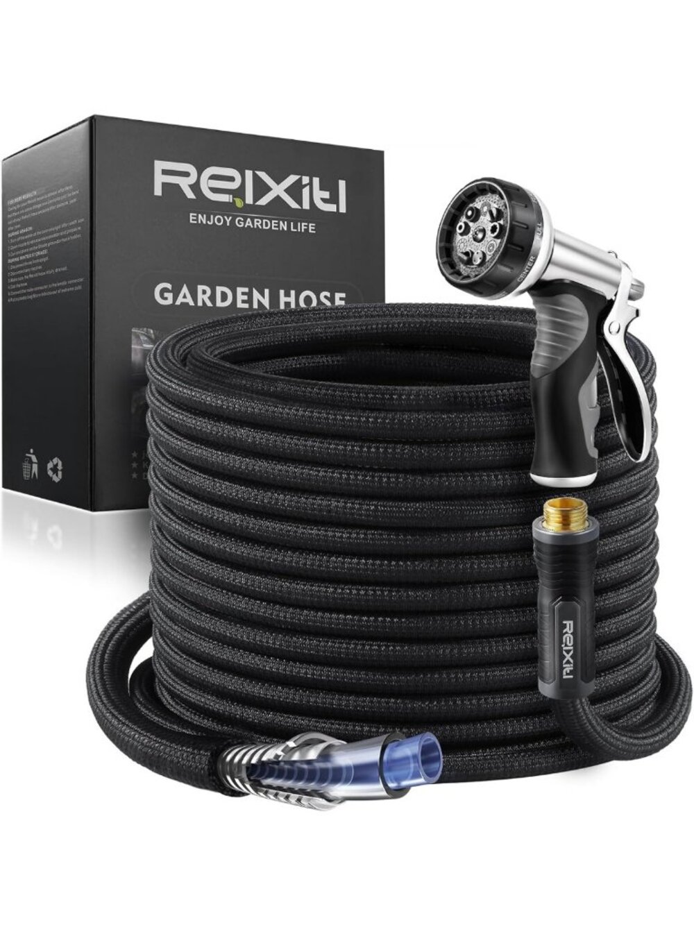 Ultra Lightweight 50FT Garden Hose | Flexible, Leak-Proof, 10-Function Sprayer